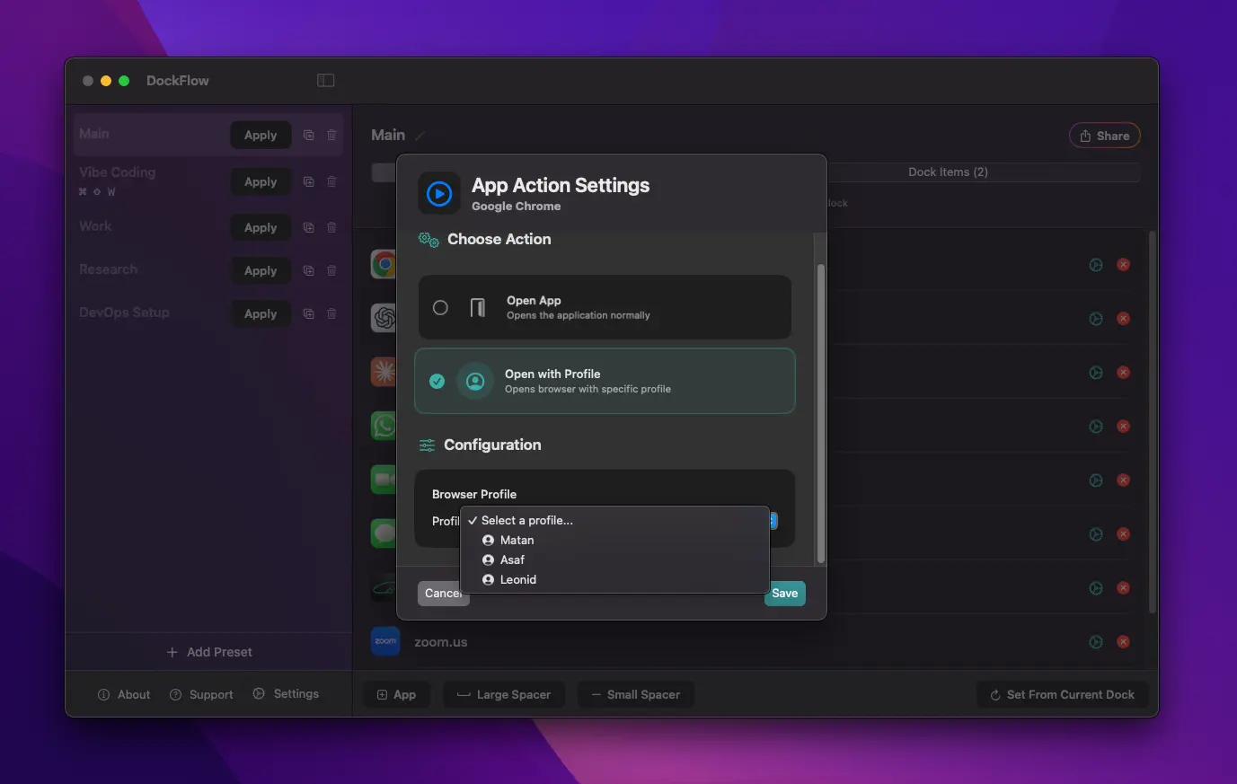 Screenshot 6 of DockFlow