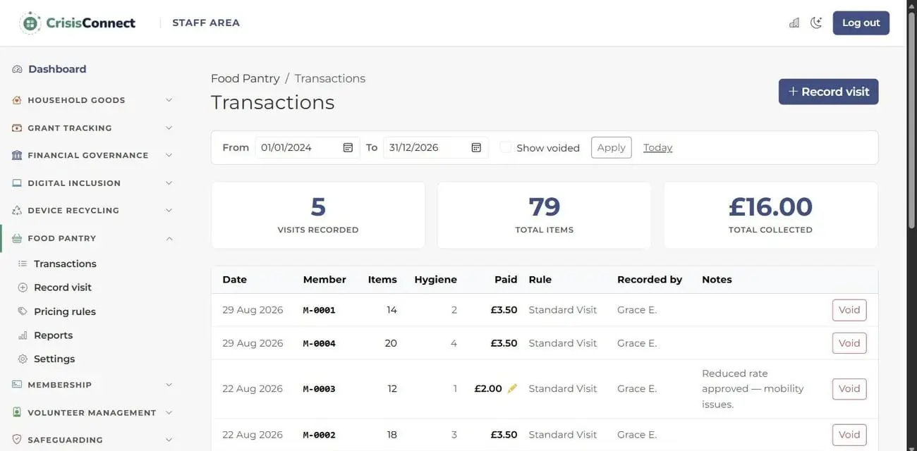 Screenshot 1 of CrisisConnect