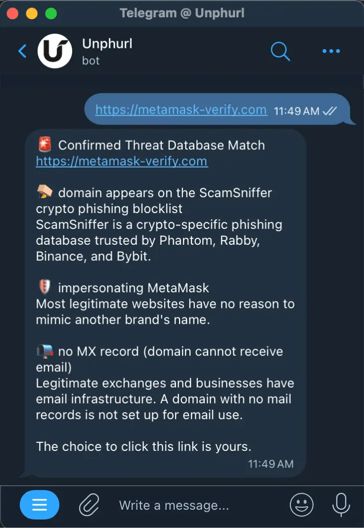 Screenshot 3 of Unphurl