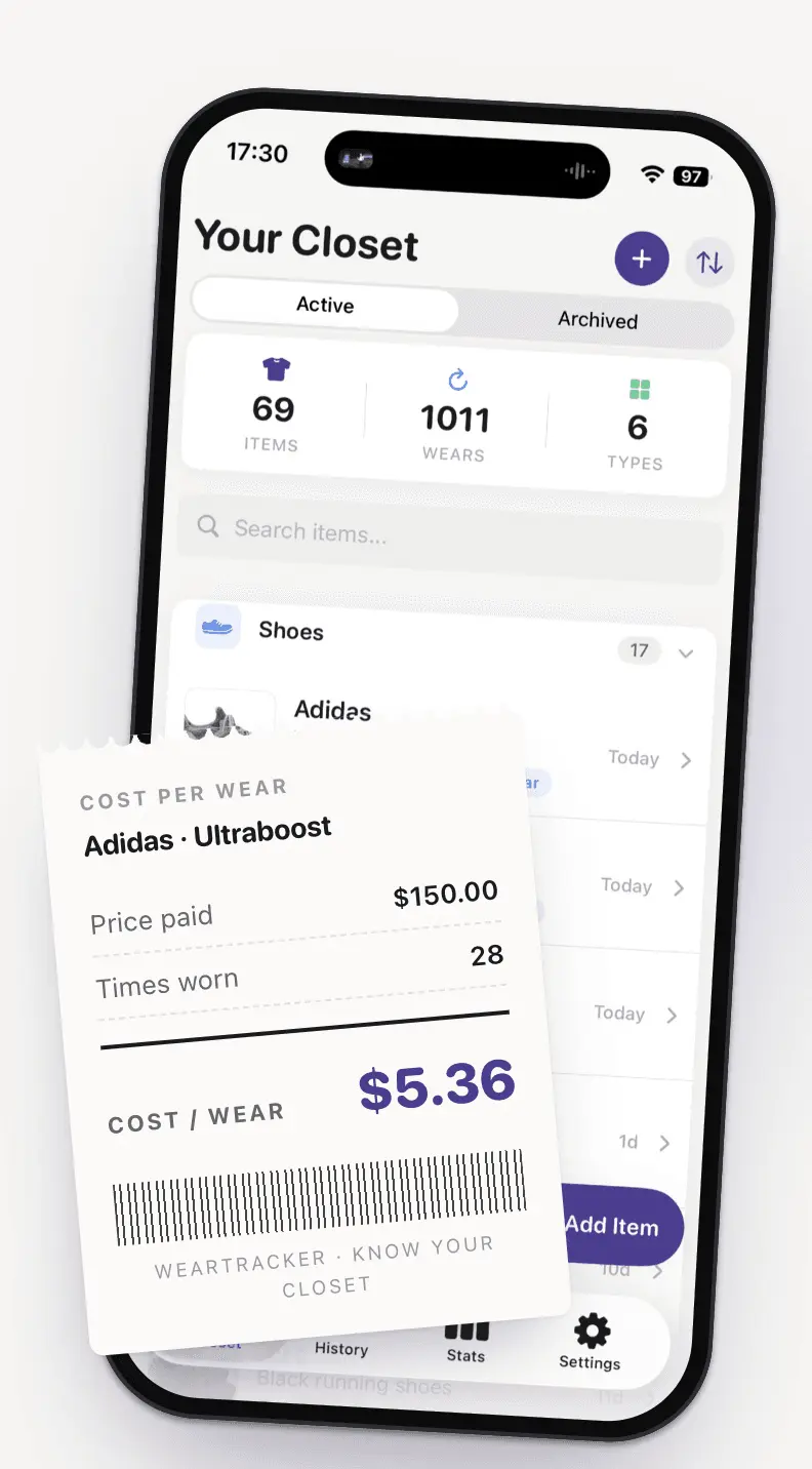 Screenshot 2 of WearTracker - Closet Organizer 