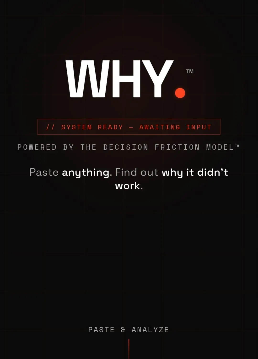 Screenshot 1 of WHY.