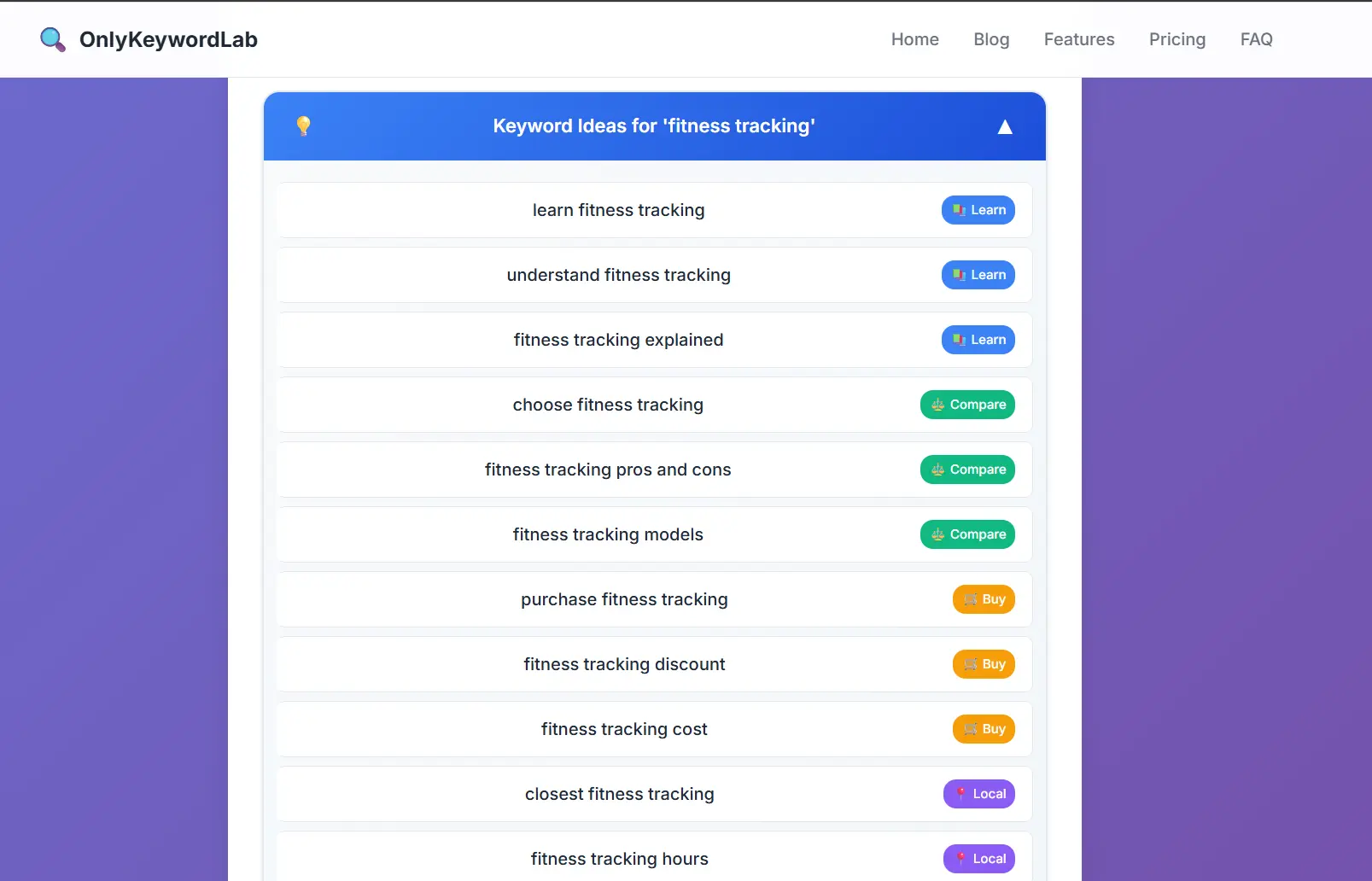 Screenshot 1 of Onlykeywordlab