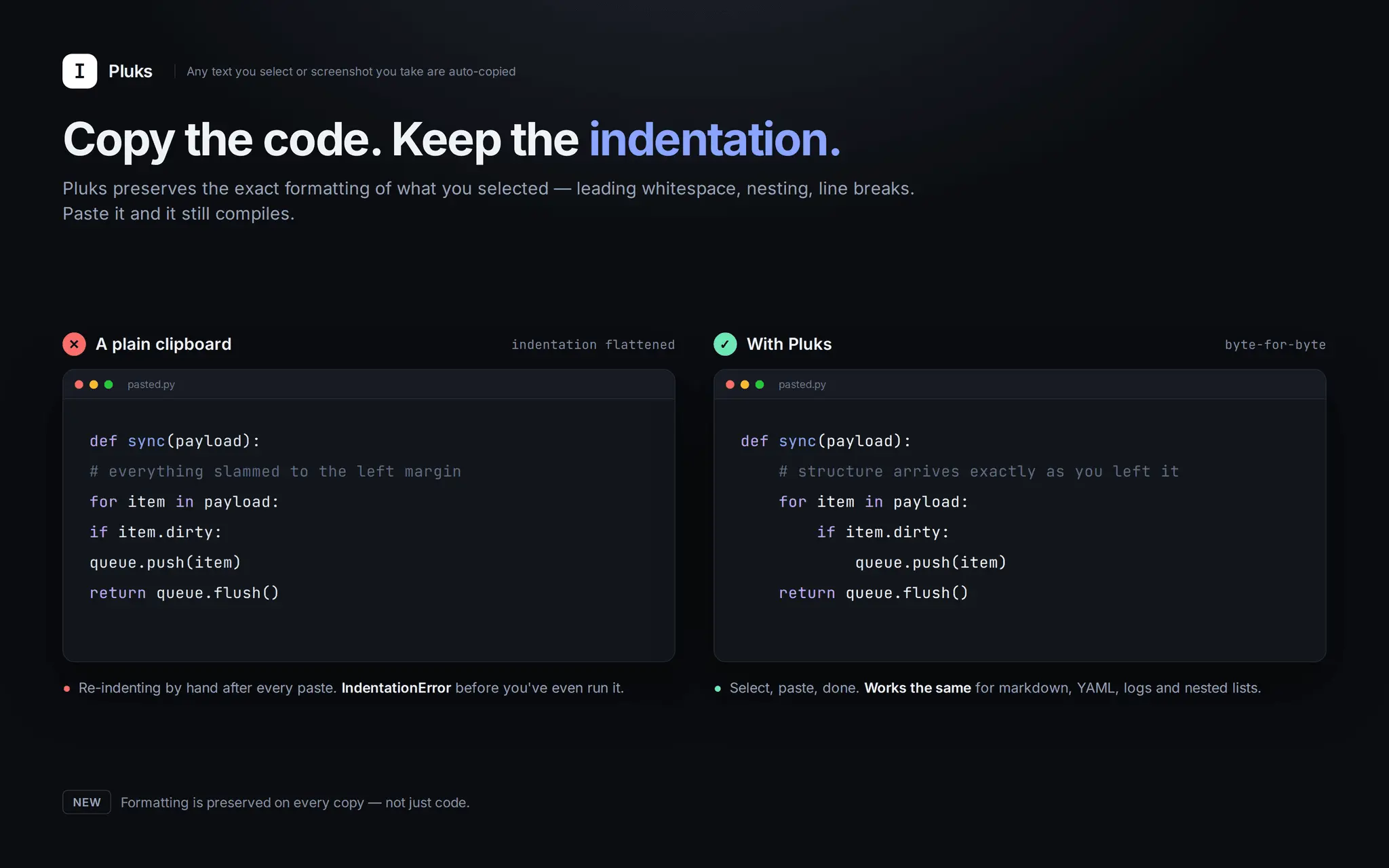 Screenshot 2 of Pluks - Productive Clipboard