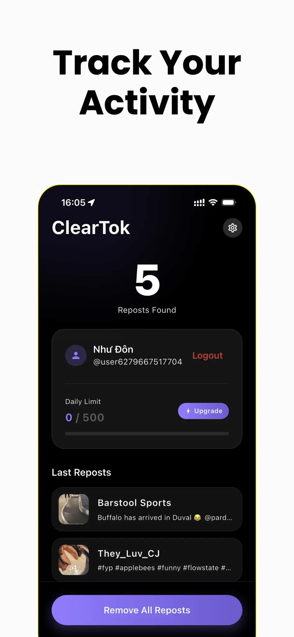 Screenshot 4 of ClearTok