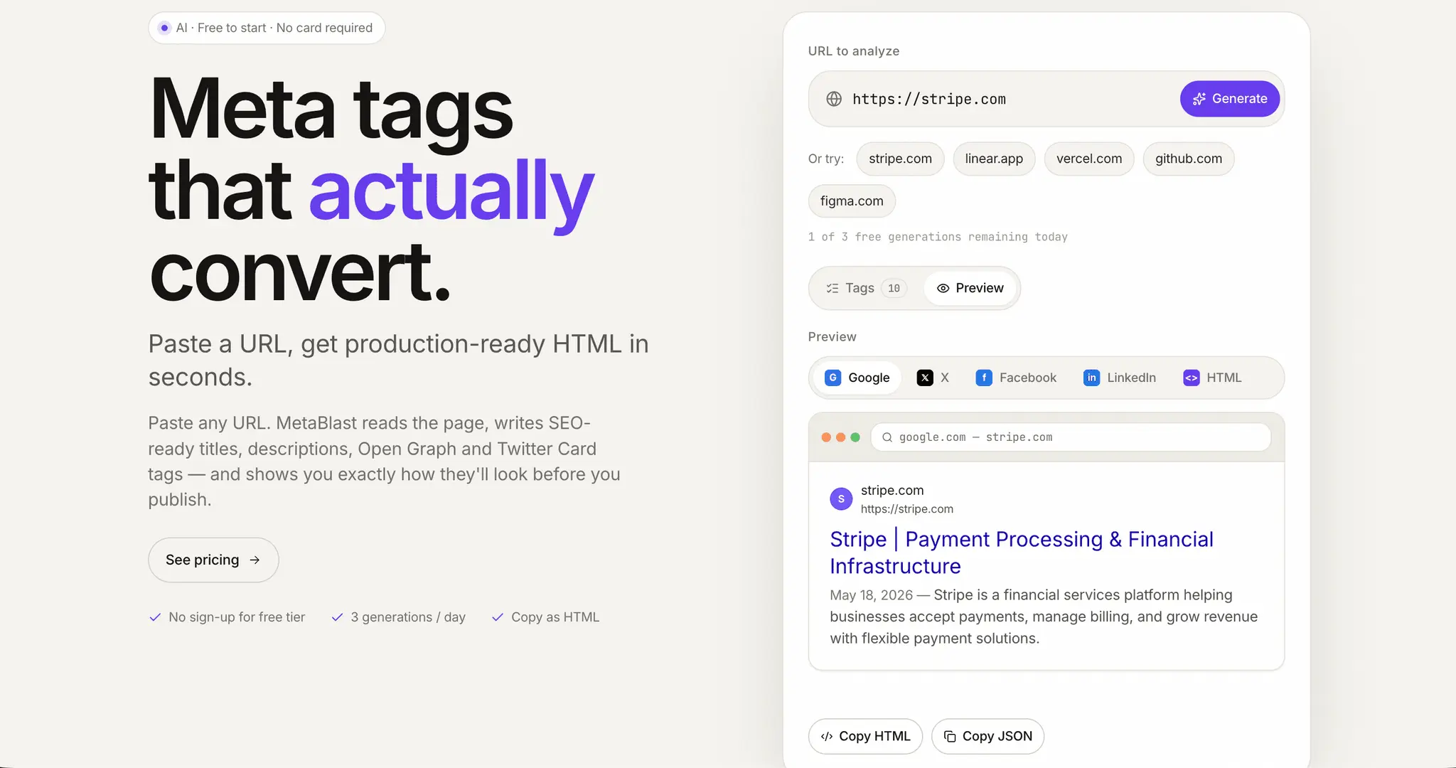 Screenshot 1 of MetaBlast