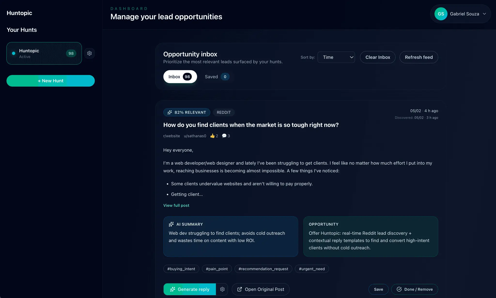 Screenshot 1 of Huntopic