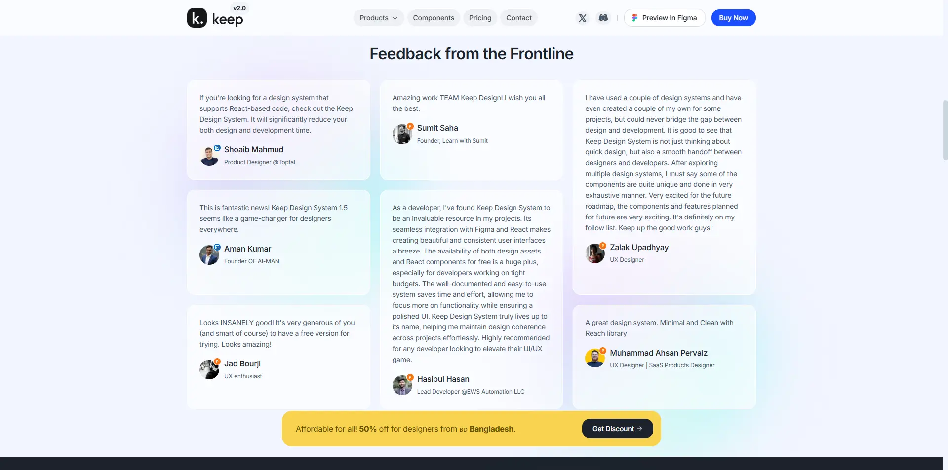 Screenshot 1 of Keep Design System