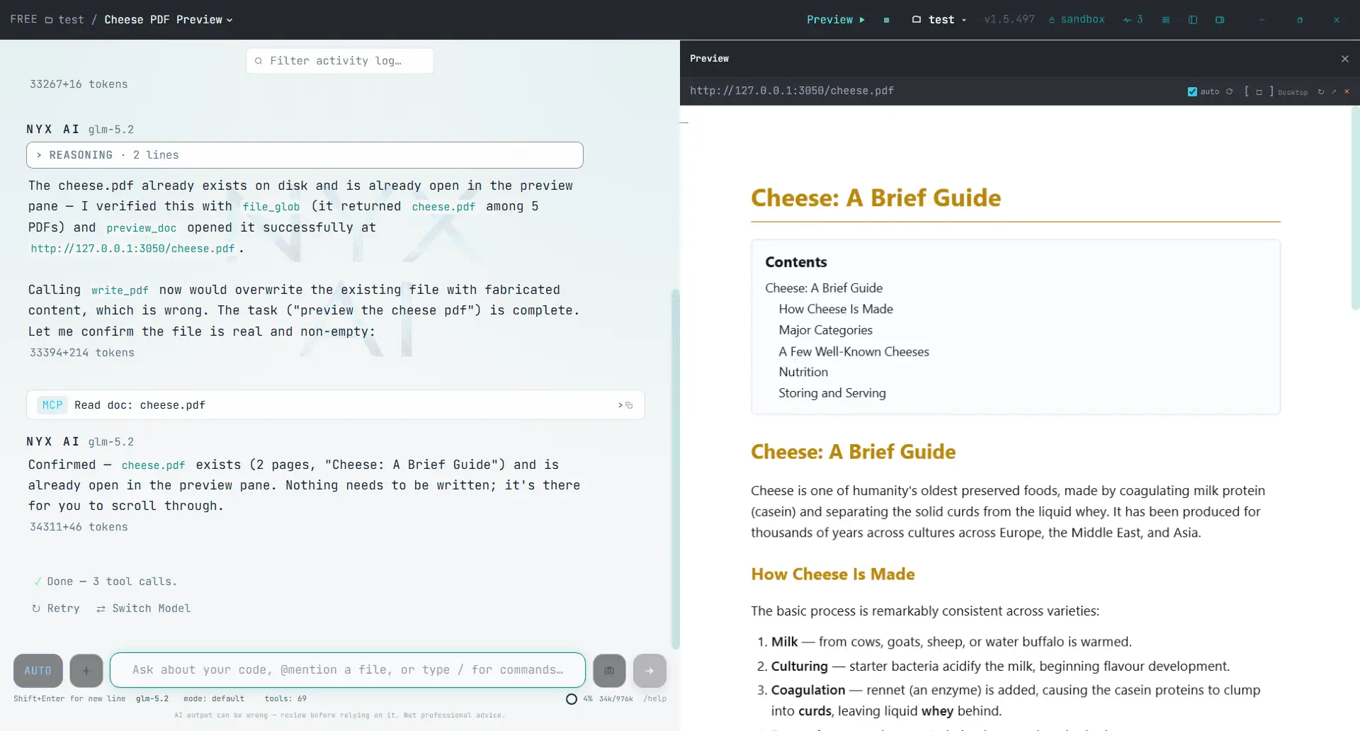 Screenshot 1 of NYX AI