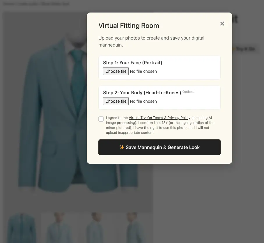 Screenshot 4 of AnyDress.ai AI Virtual Try-On WordPress