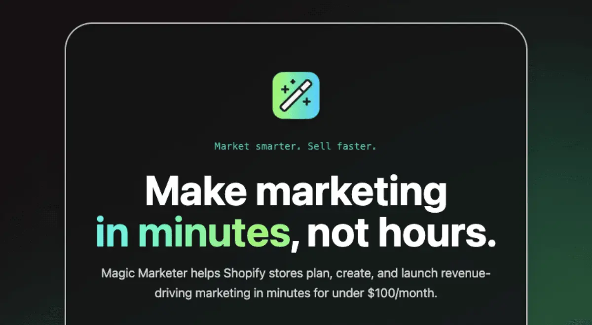 Screenshot 1 of Magic Marketer