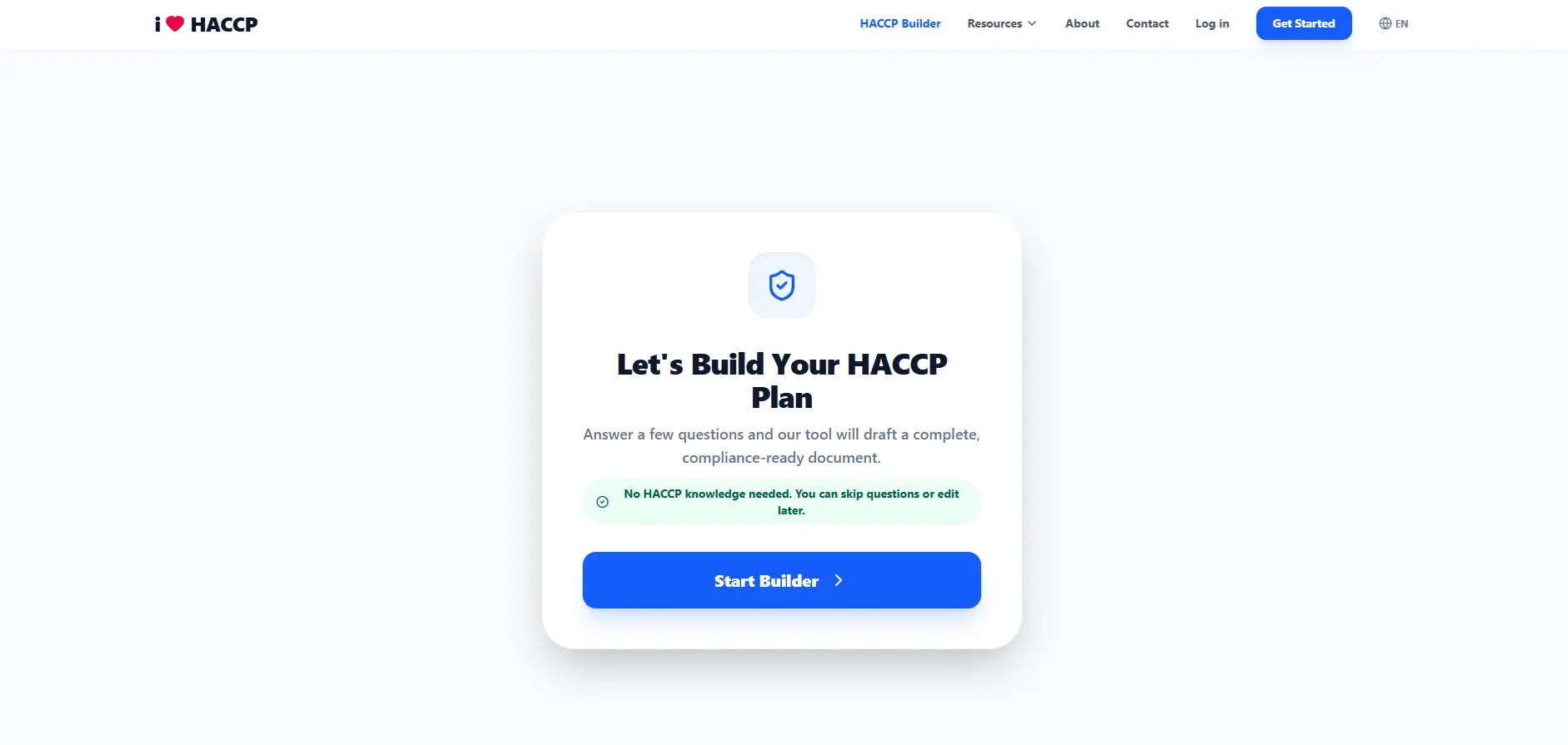 Screenshot 1 of iLoveHACCP