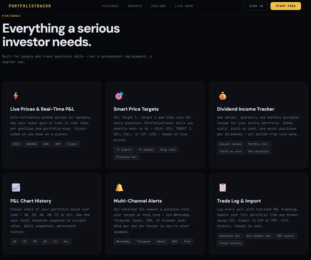 Screenshot 2 of PortfolioTrackr