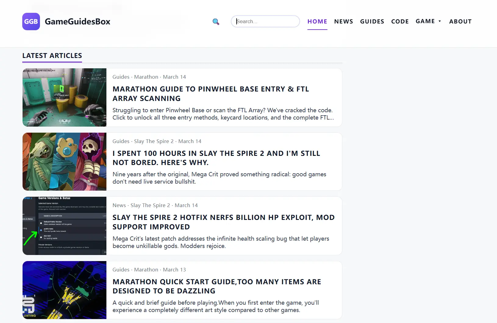 Screenshot 3 of GameGuidesBox