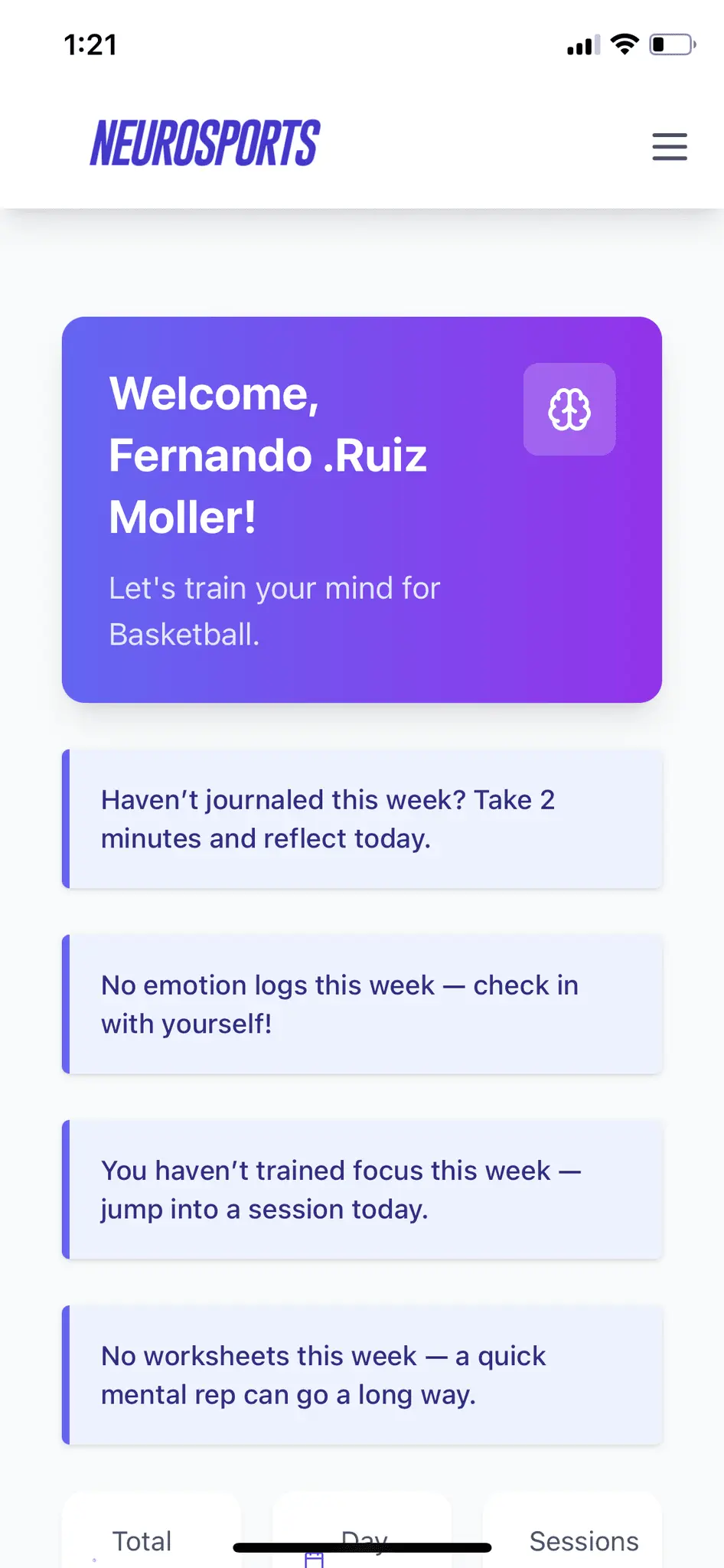 Screenshot 3 of NEUROSPORTS