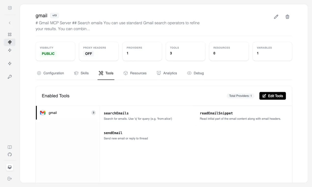 Screenshot 2 of HasMCP