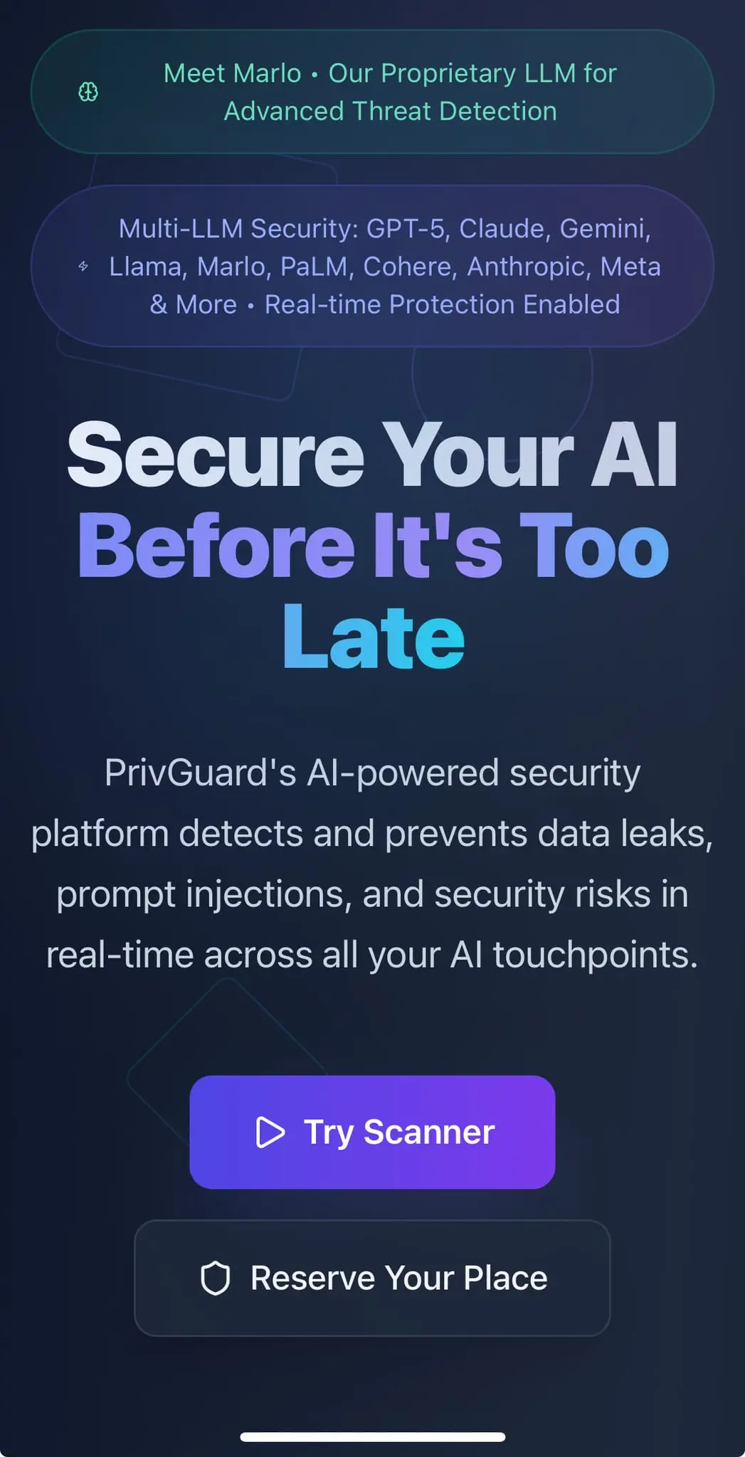 Screenshot 1 of PrivGuard