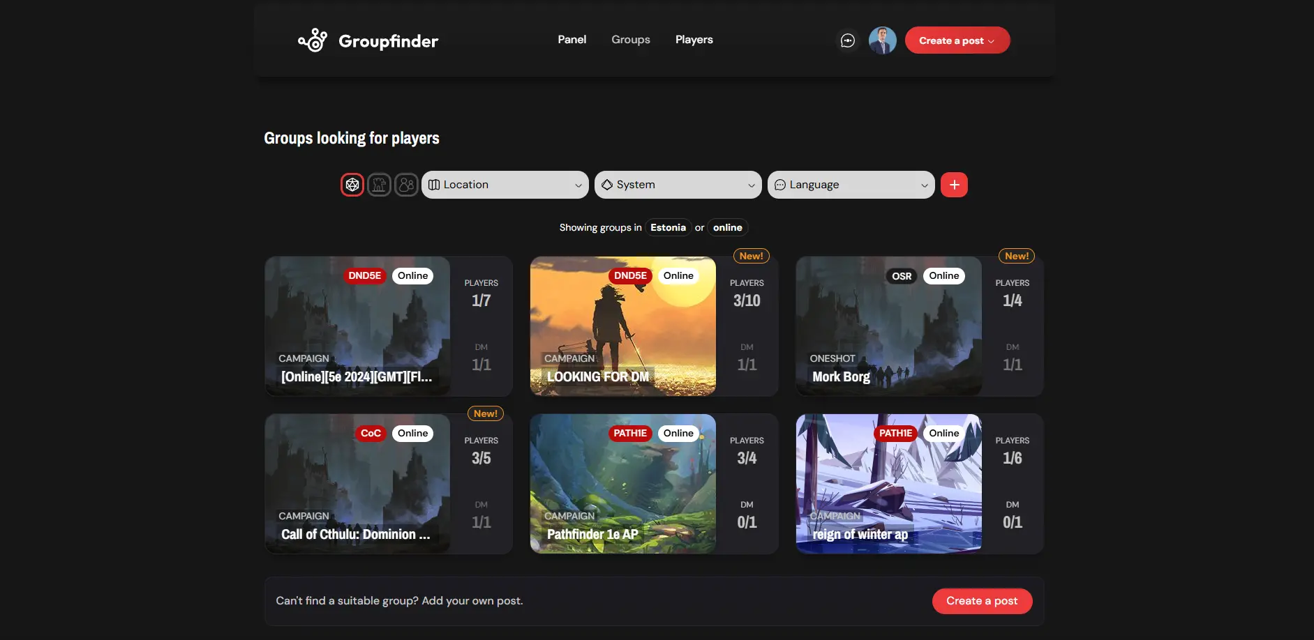 Screenshot 2 of Groupfinder
