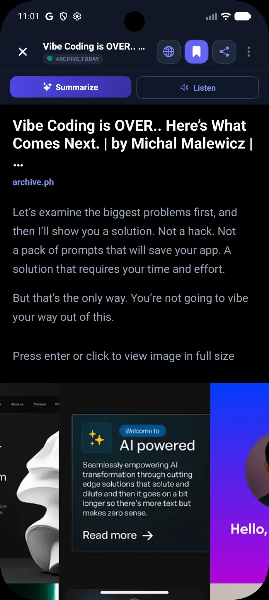 Screenshot 5 of Unarchive.today