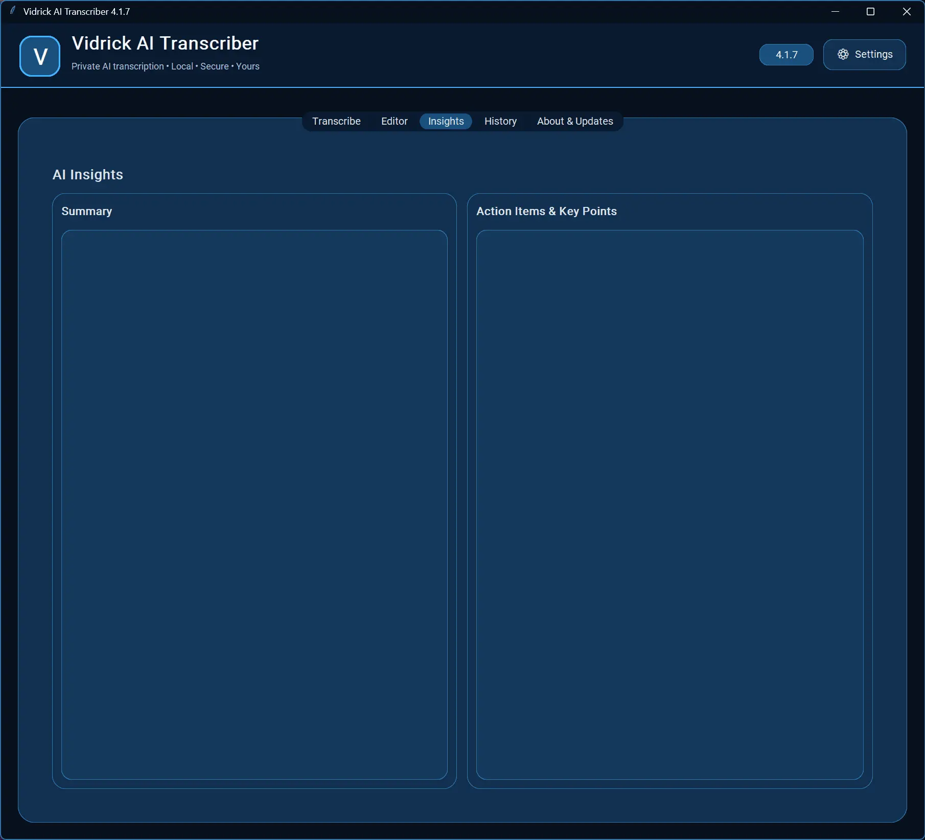 Screenshot 3 of Vidrick AI Transcriber
