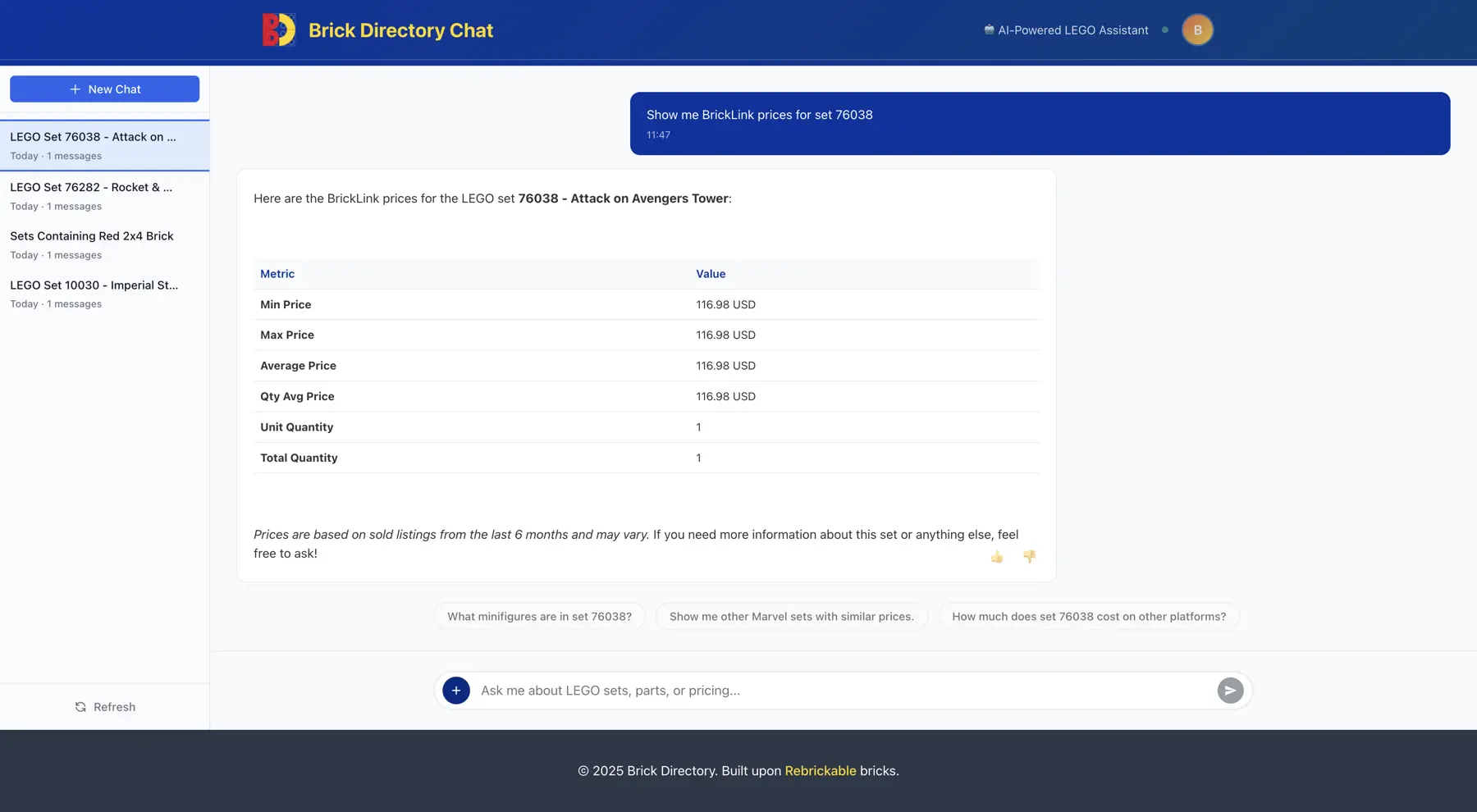 Screenshot 3 of Brick Directory