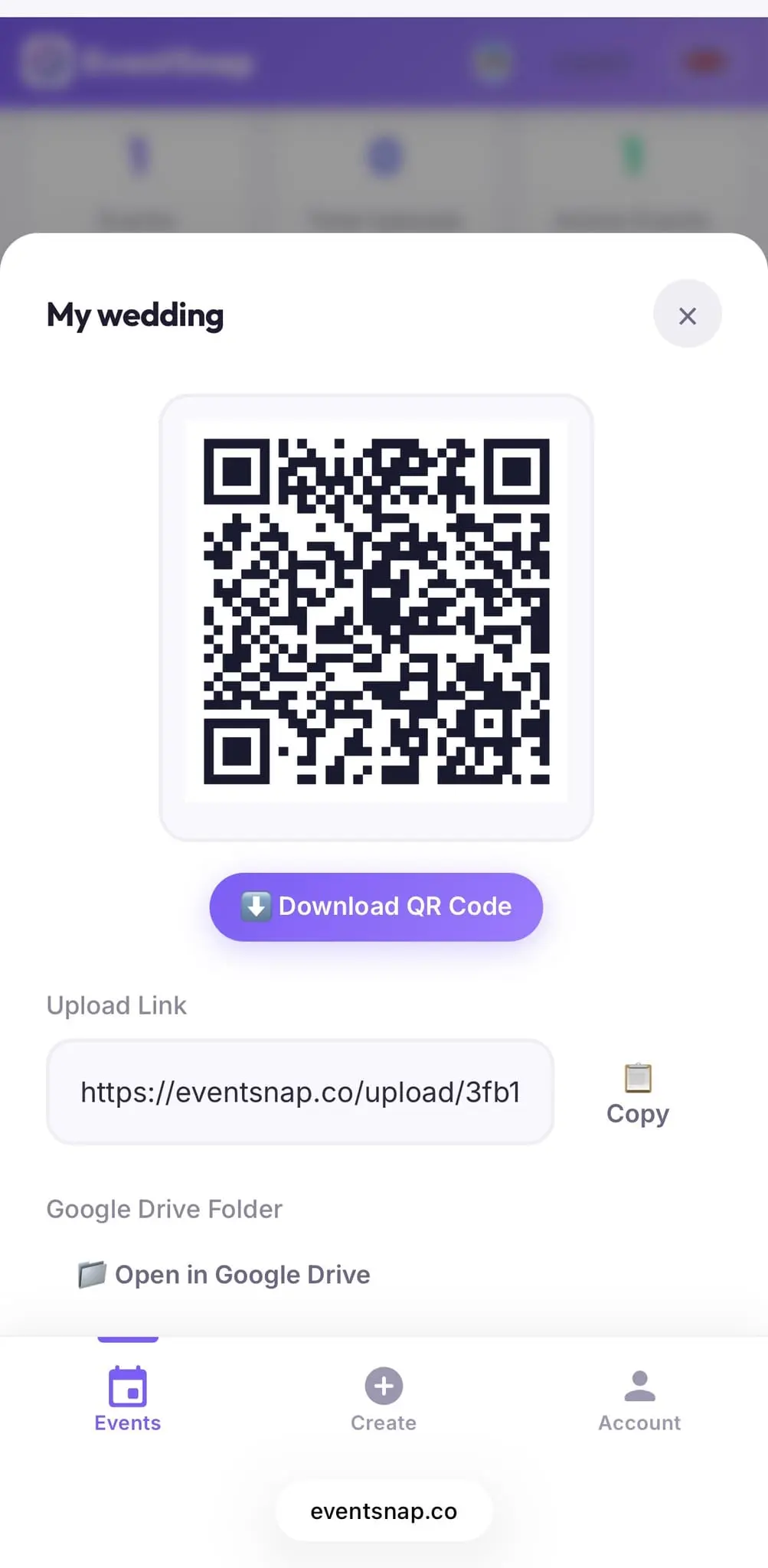 Screenshot 3 of EventSnap