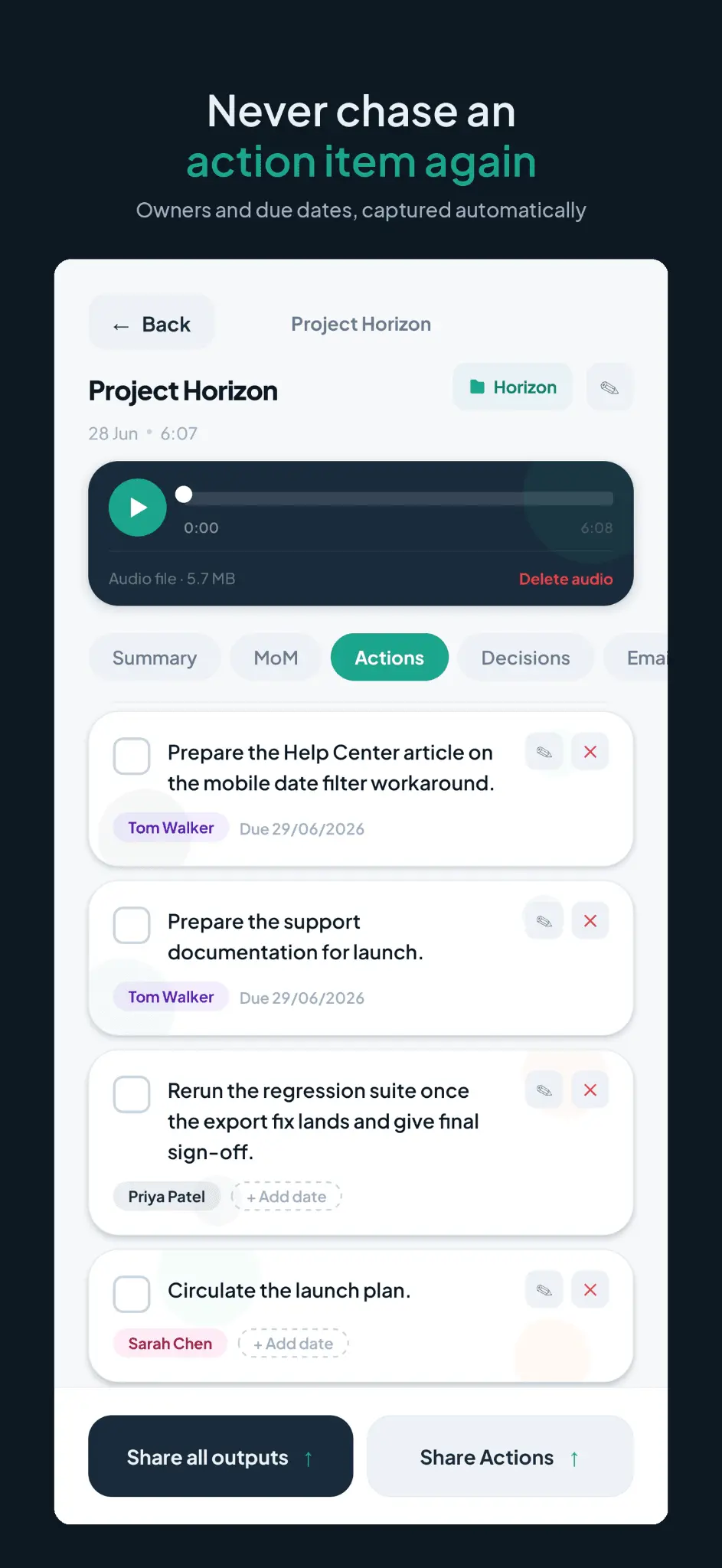 Screenshot 5 of MinutedAI