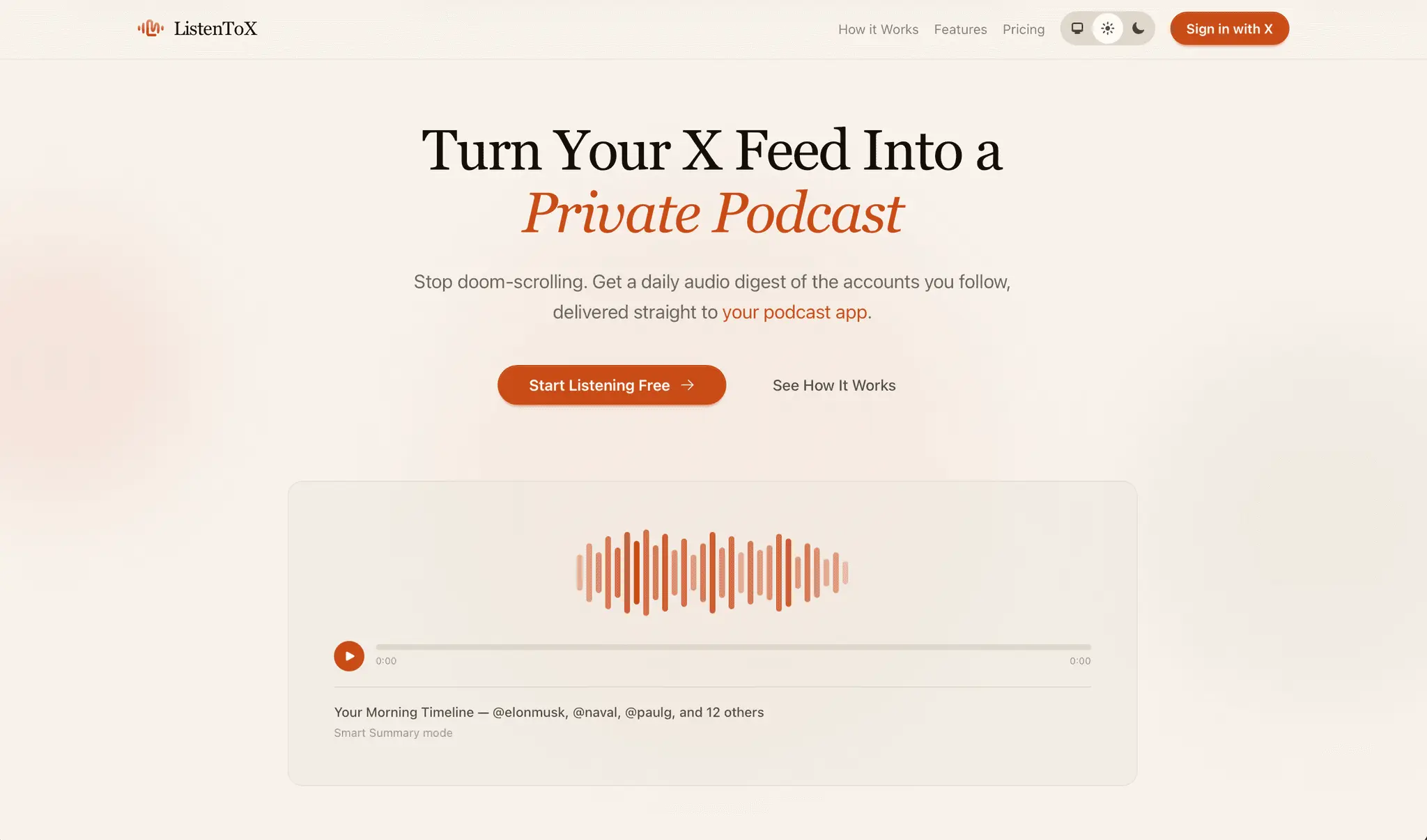 Screenshot 3 of ListenToX
