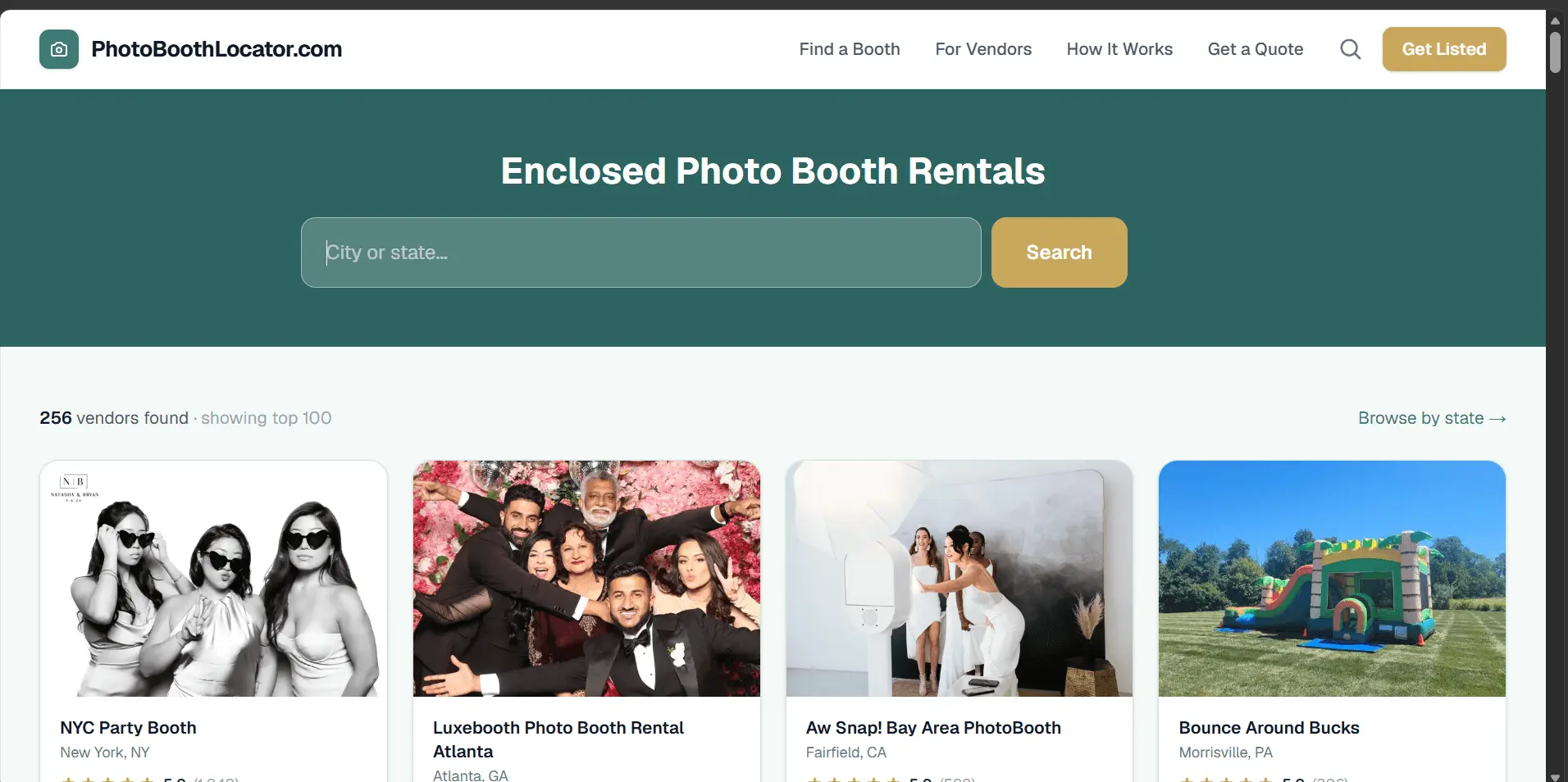 Screenshot 5 of PhotoBoothLocator.com
