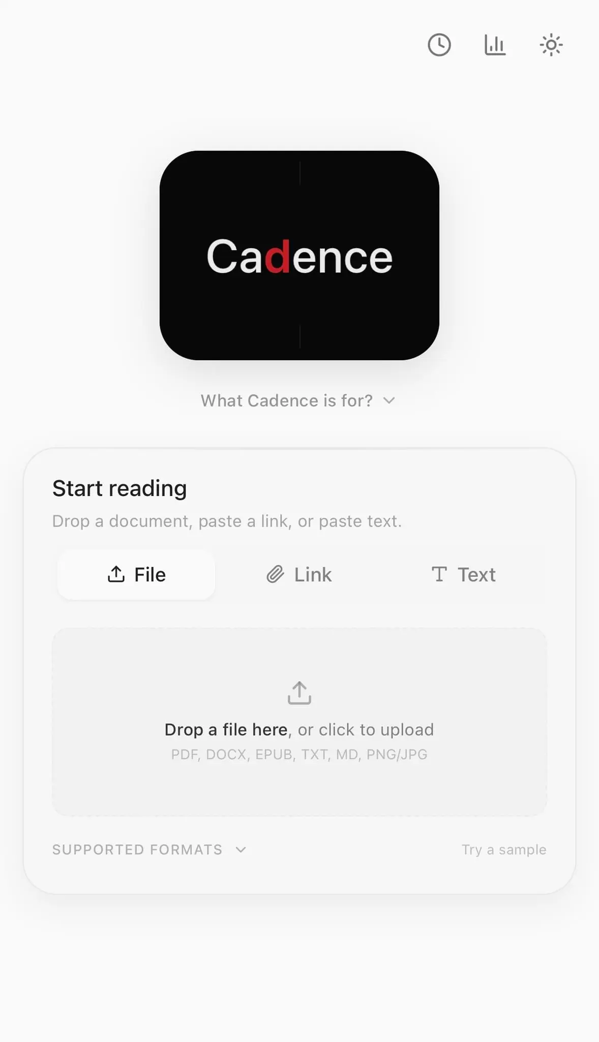 Screenshot 1 of Cadence