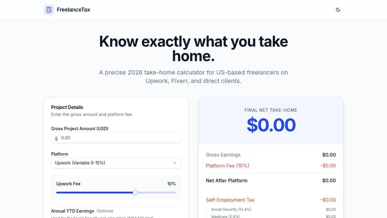 Screenshot 1 of Tax For Freelancers