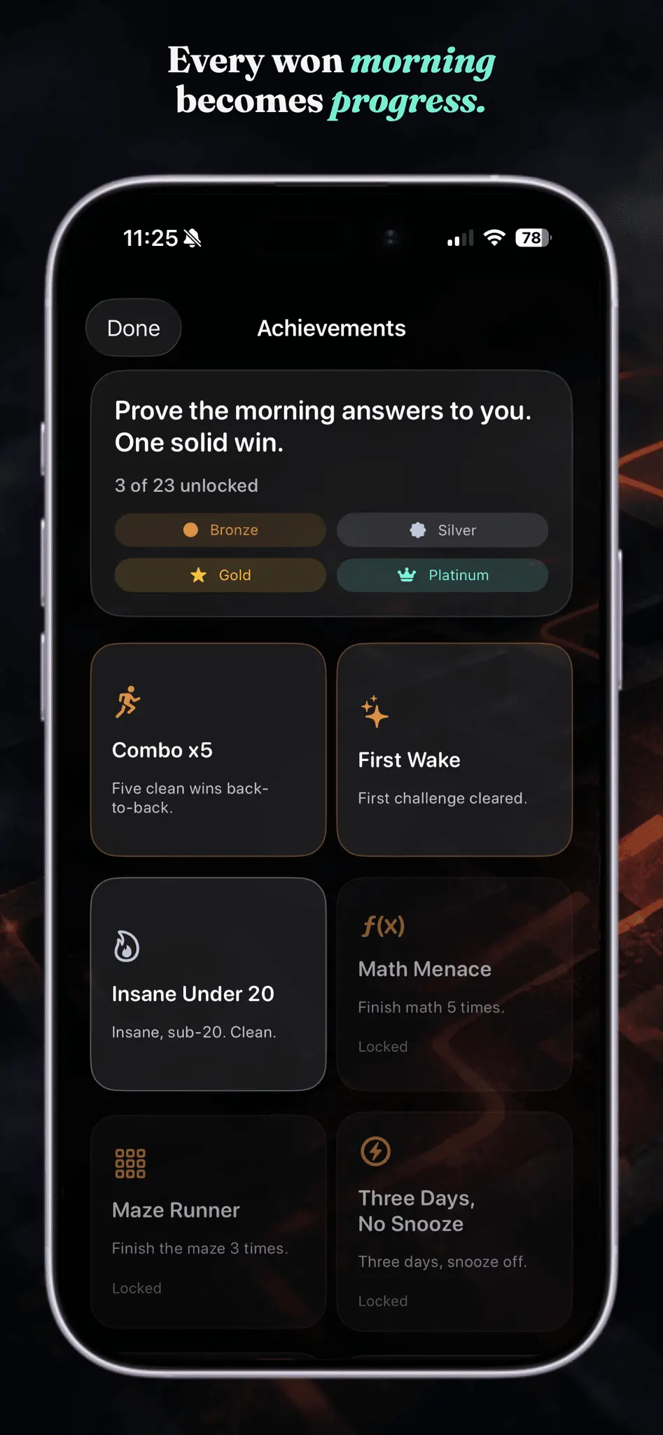 Screenshot 1 of AMaze Alarm
