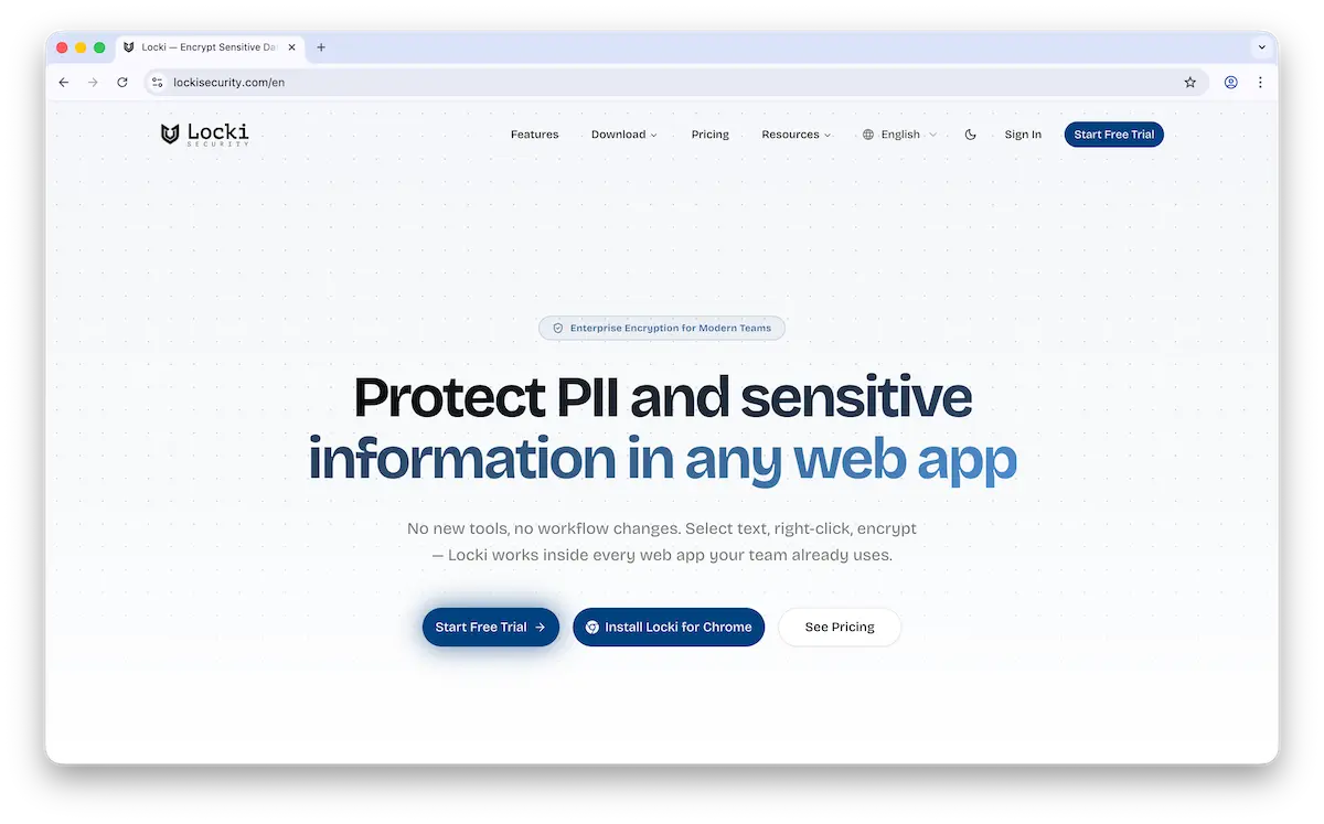 Screenshot 1 of Locki Security v2