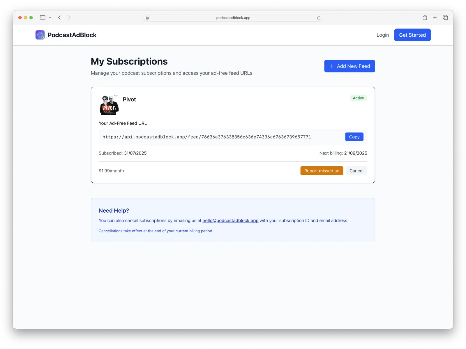 Screenshot 1 of PodcastAdBlock
