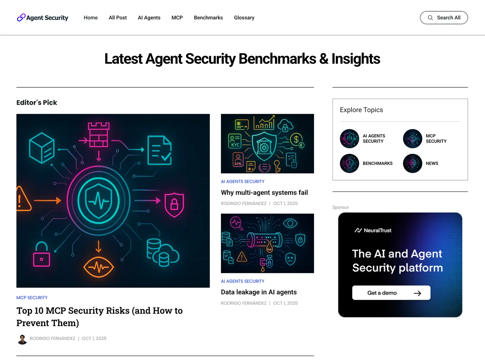 Screenshot 1 of Agent Security