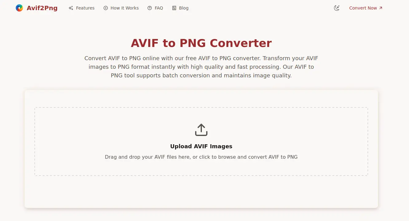 Screenshot 1 of Avif2Png