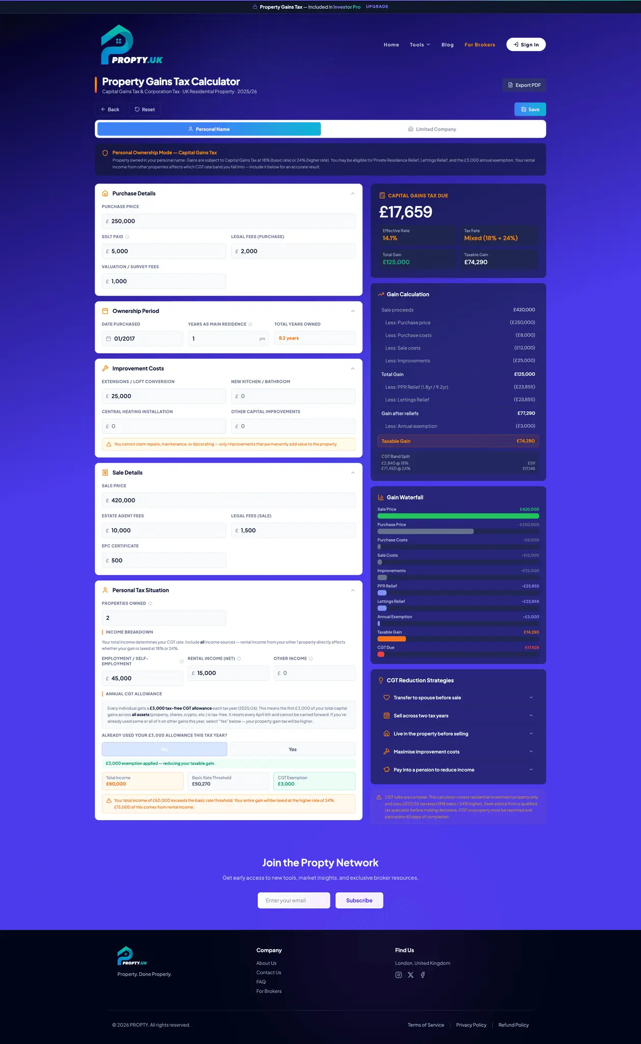 Screenshot 1 of Propty.uk