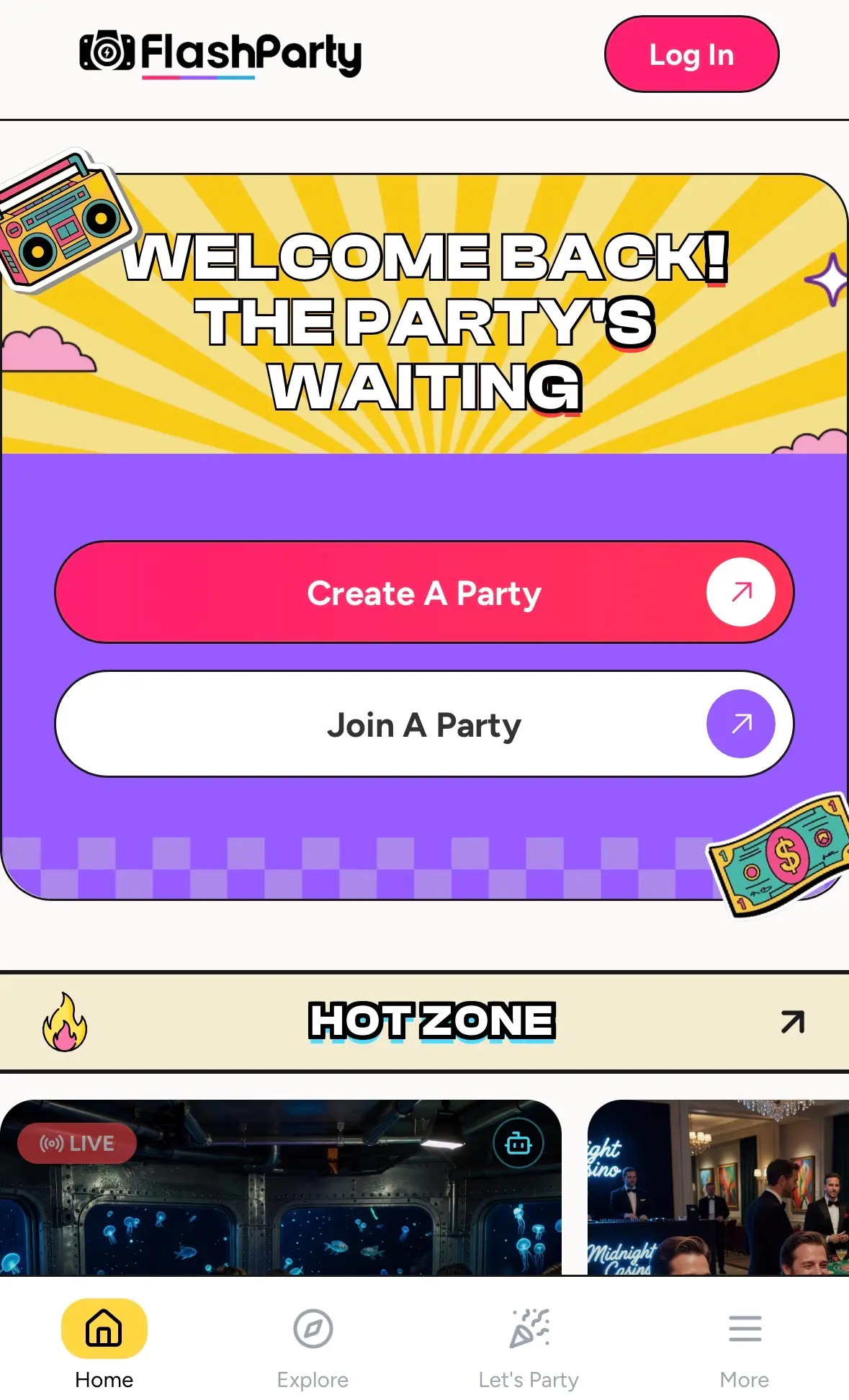 Screenshot 1 of FlashParty