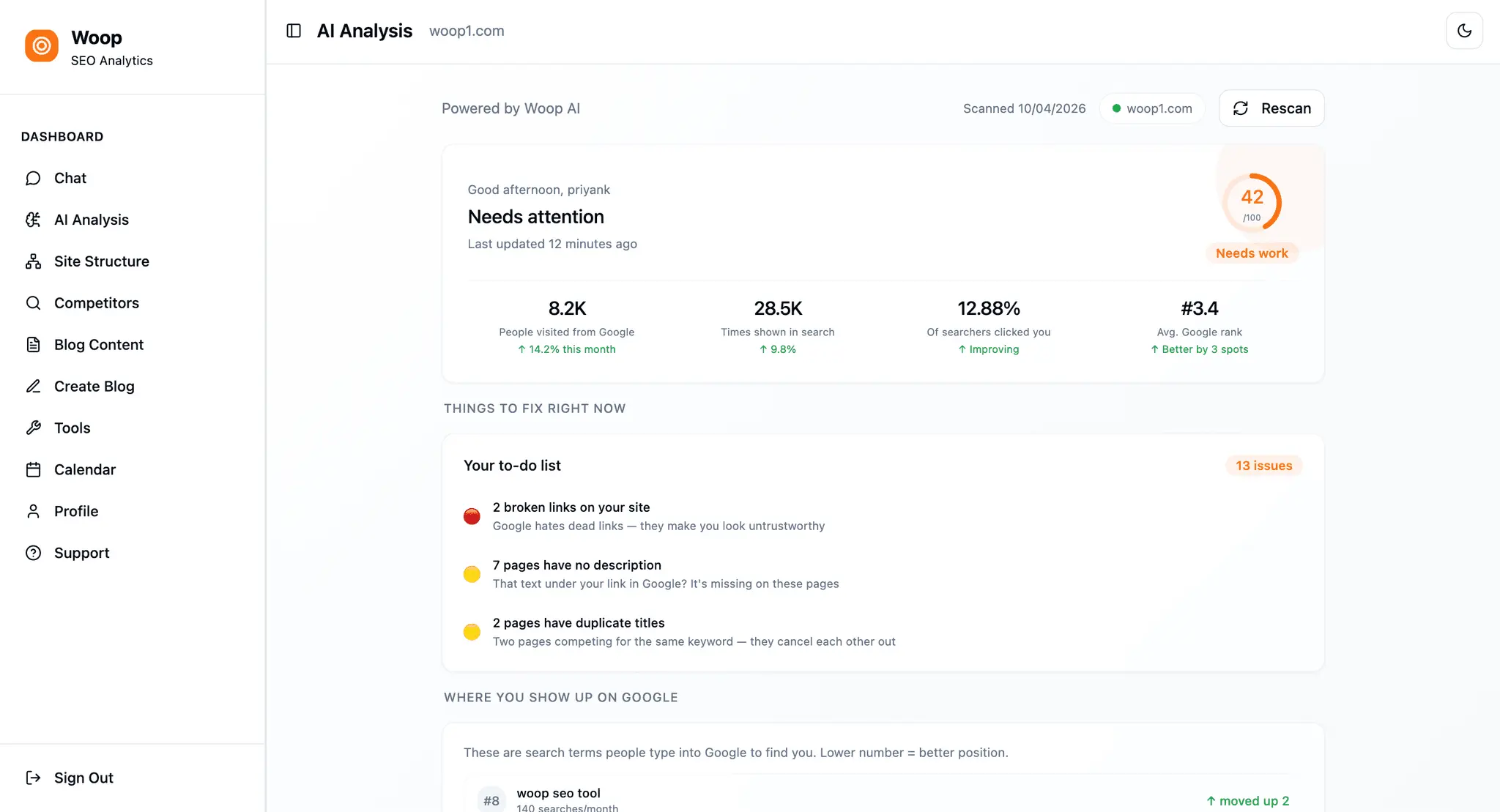 Screenshot 4 of Woop AI