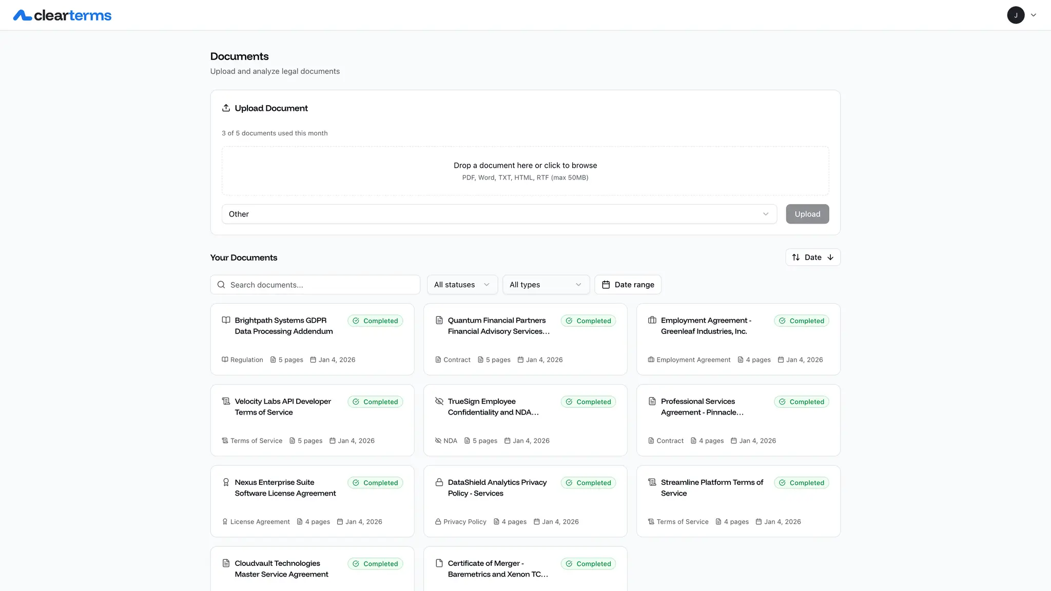 Screenshot 2 of ClearTerms