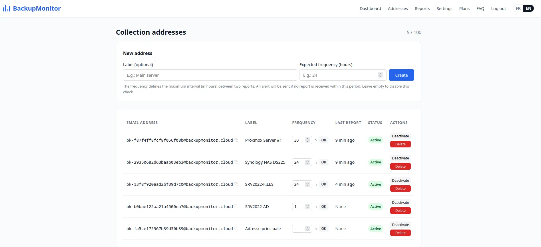 Screenshot 3 of BackupMonitor.cloud