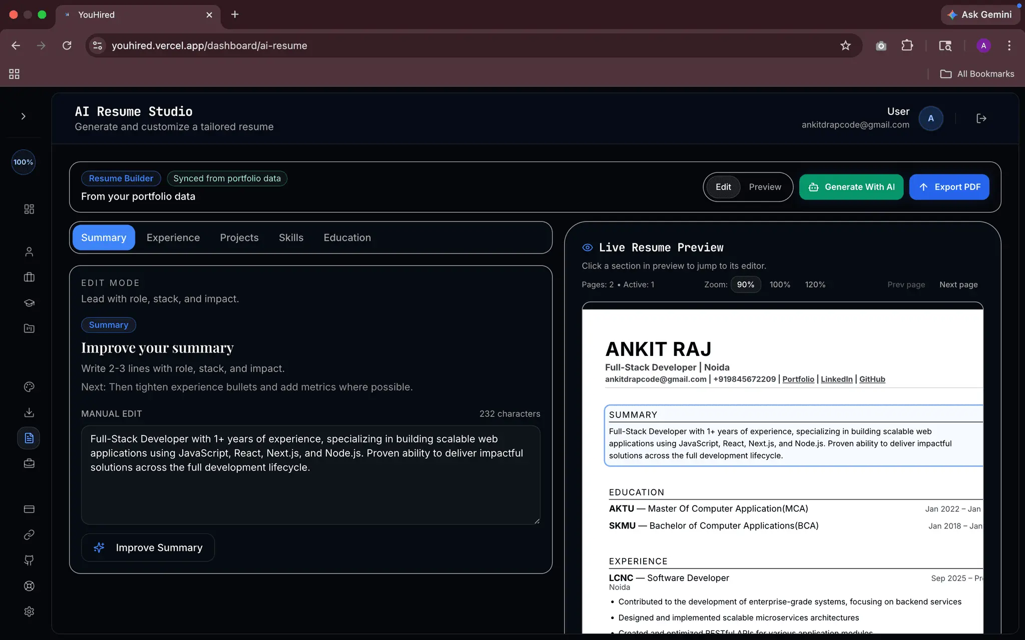 Screenshot 4 of YouHired