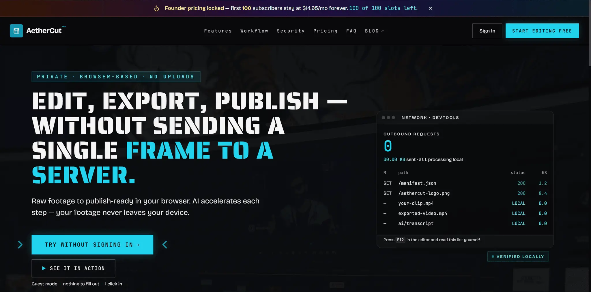 Screenshot 1 of AetherCut