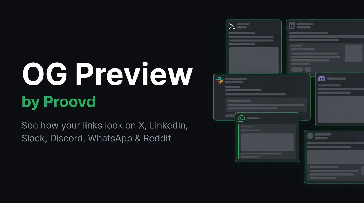 Screenshot 1 of OG Preview by Proovd