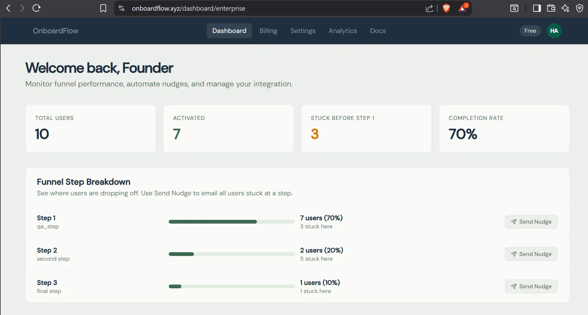 Screenshot 3 of Dripmetric