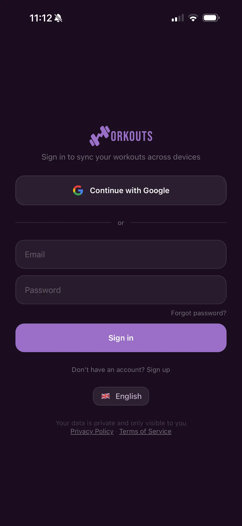 Screenshot 1 of Workouts