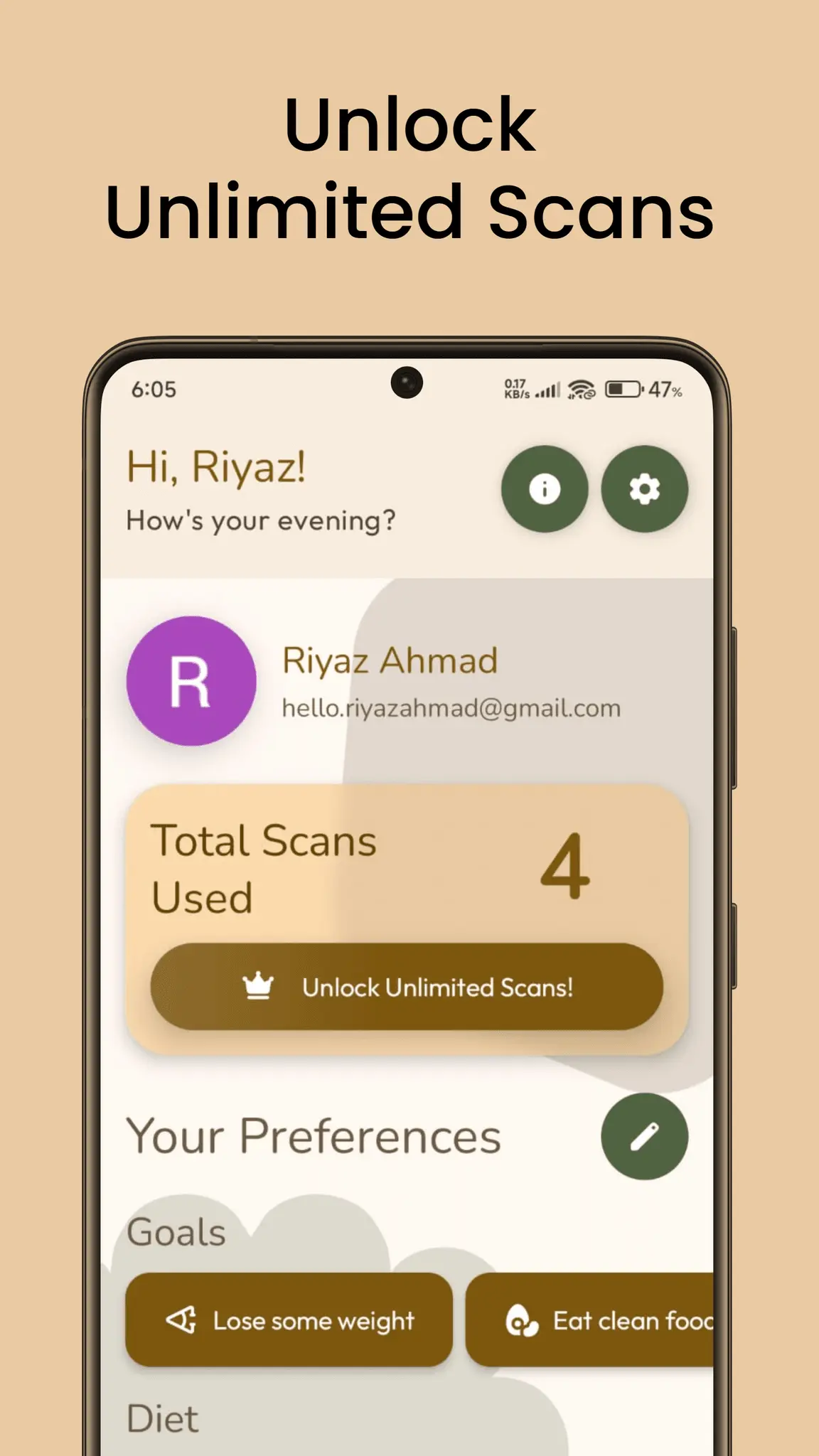Screenshot 7 of Clarify β Food Label Scanner