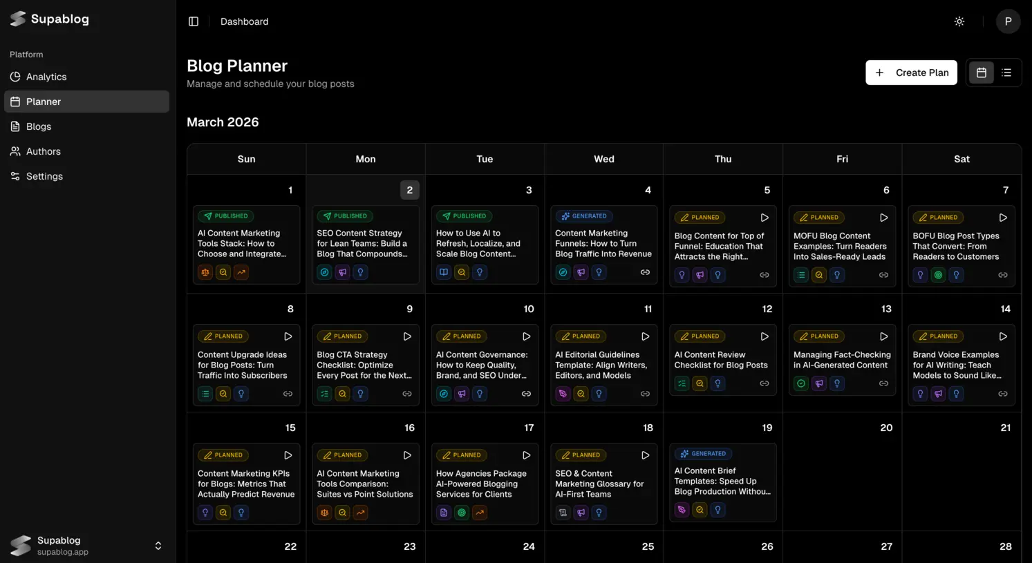 Screenshot 2 of Supablog