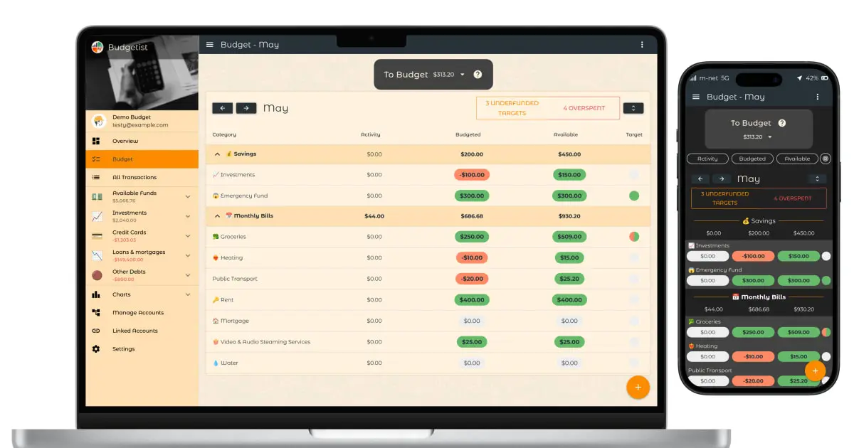 Screenshot 1 of Budgetist