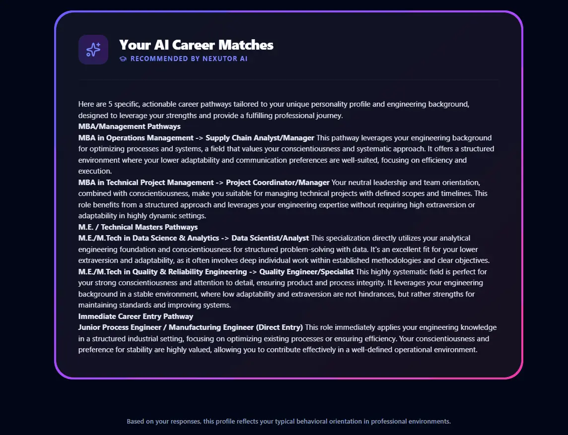 Screenshot 2 of Nexutor.AI