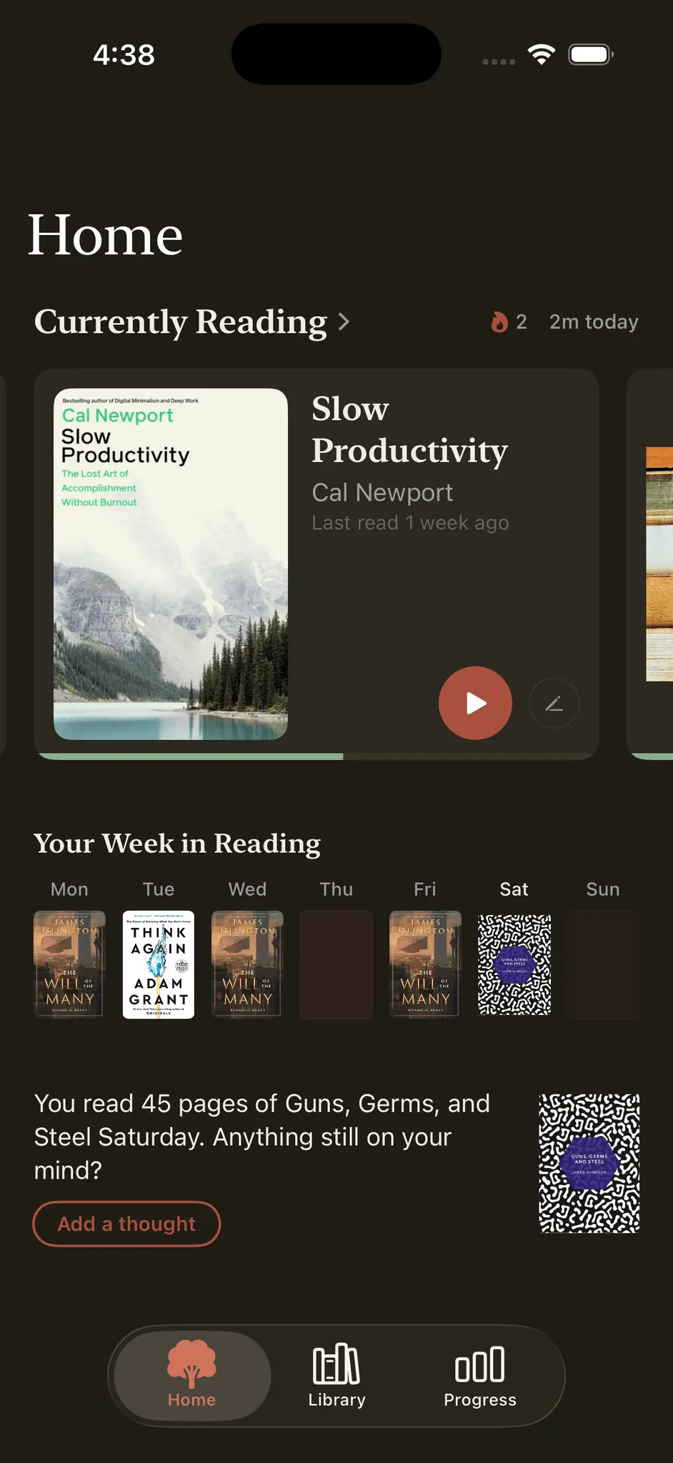 Screenshot 5 of Nous: Reading Tracker
